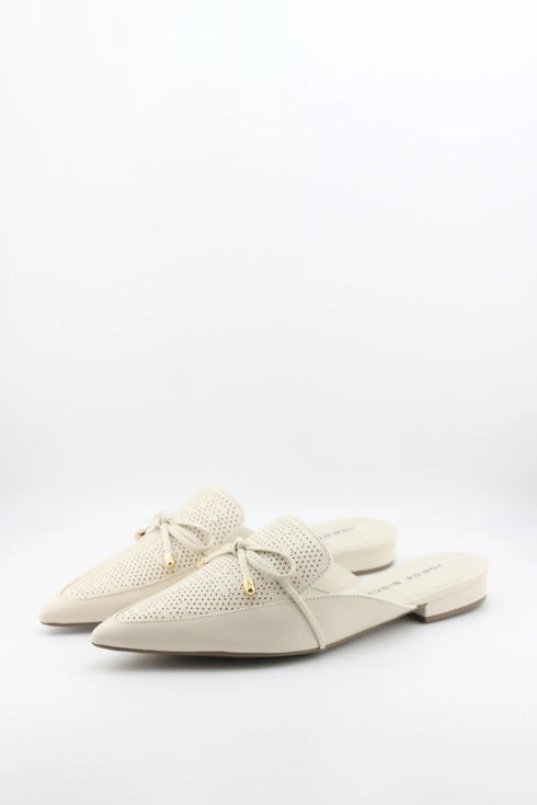 Jorge Bischoff Perforated Pointed-Toe Slip-On Loafer